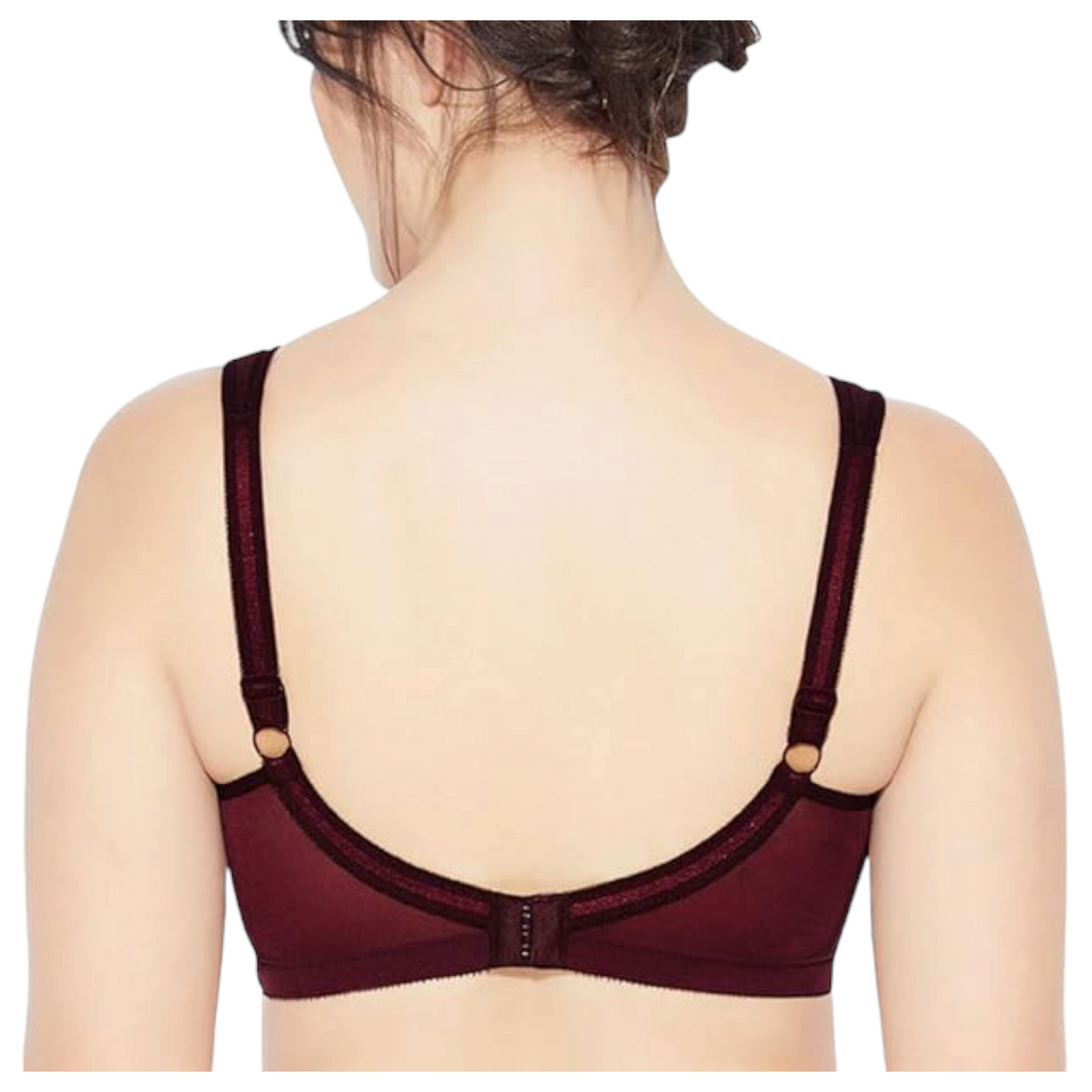 Enamor Full Figure Support Non Padded Non Wired Plus Size Bra|Fb12