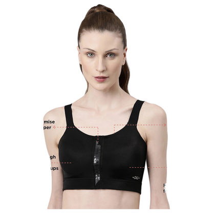 Enamor High Impact Front Open Sports Bra|Sb29