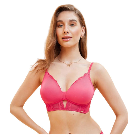 Enamor Lacy Padded Non Wired Bra|F134