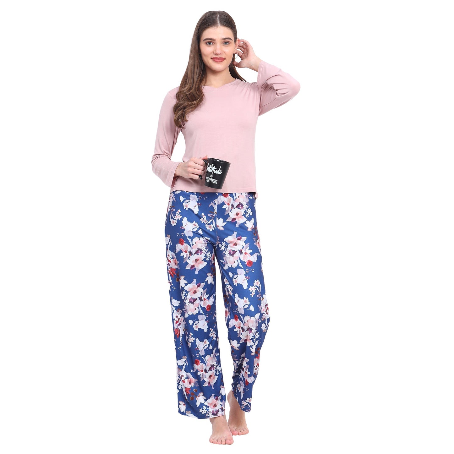 Vieviana Pj Set Full Sleeves Nightwear|Ev14108