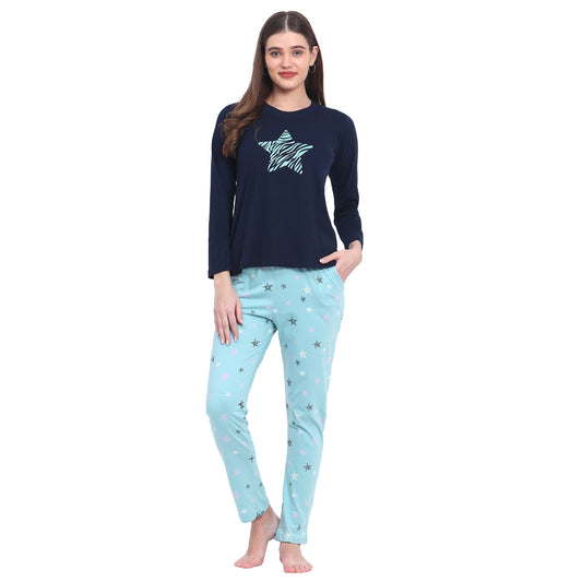 Vieviana Pj Set Full Sleeves Nightwear|Ev14109