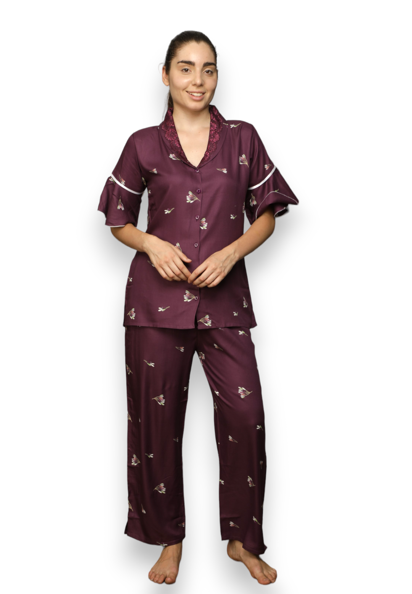 Vieviana Front Open Nightwear|Ev17013