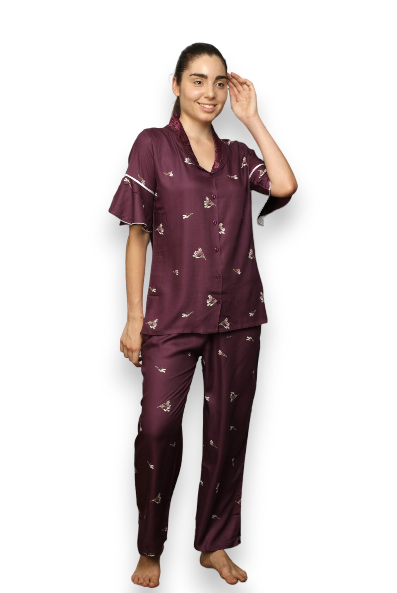 Vieviana Front Open Nightwear|Ev17013