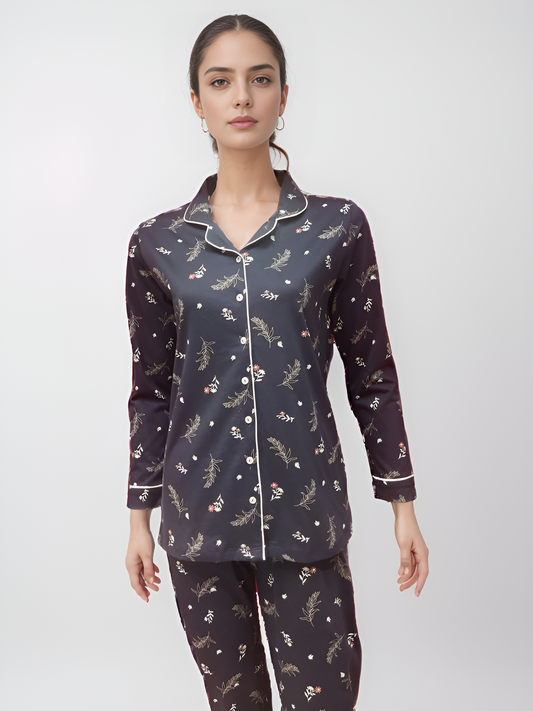 Vieviana Women Front Open Nightwear Ev17101