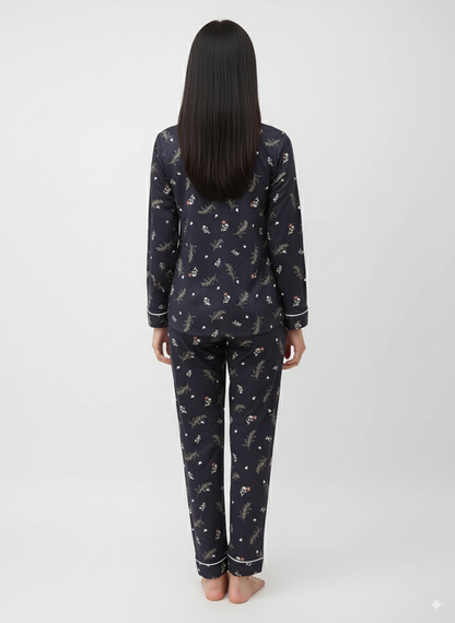 Vieviana Front Open Full Sleeves Nightwear|Ev17101