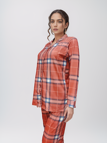 Vieviana Front Open Full Sleeves Nightwear|Ev17104