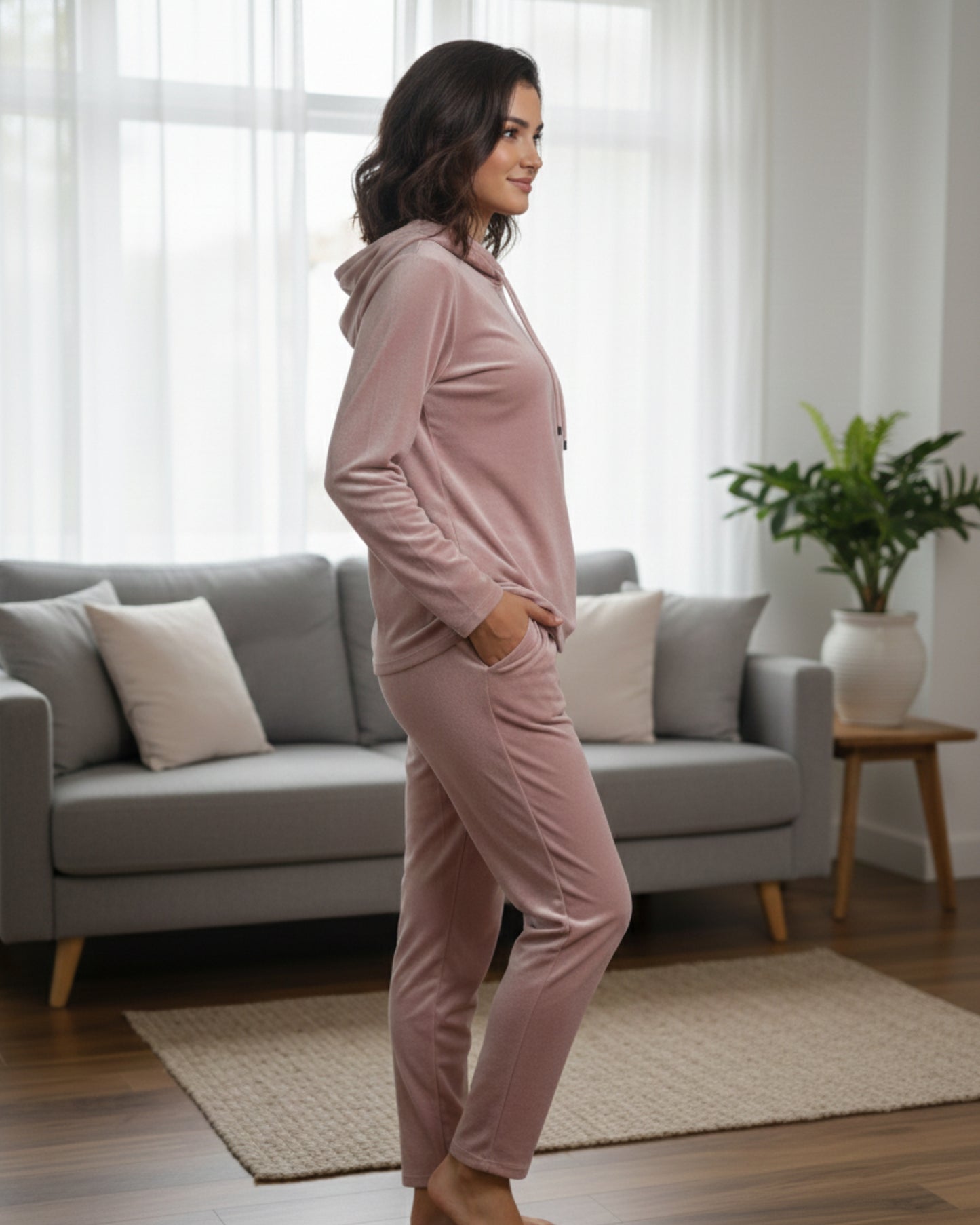 Vieviana Women’s Winter Tracksuit Nightwear | Cozy Warm Nightwear Set | Soft Winter Fabric | EV5002