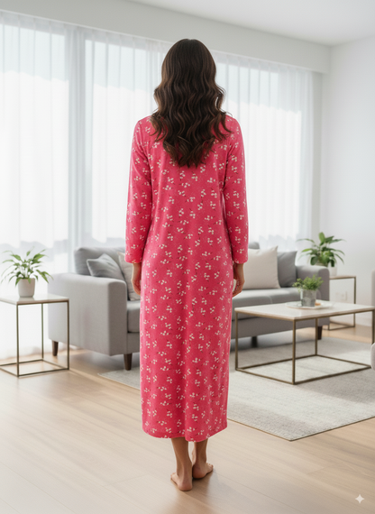 Vieviana Nighty Full Sleeves Nightwear|Ev5004