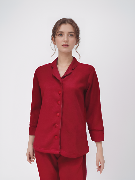 Vieviana Front Open Full Sleeves Nightwear|Ev5006