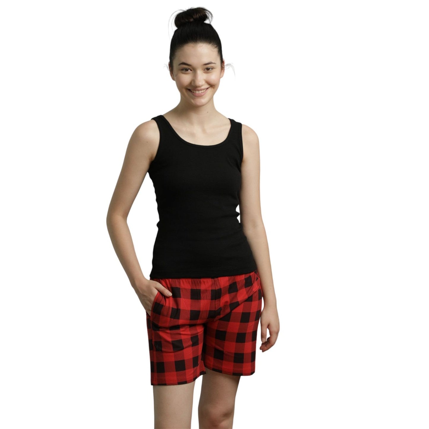 Evian Women's Regular Fit T-Shirt and Shorts Set Ev12003- 