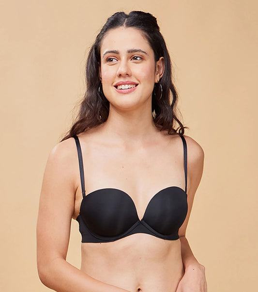 Enamor Plunge Pushup Wired Multiway Bra|F115