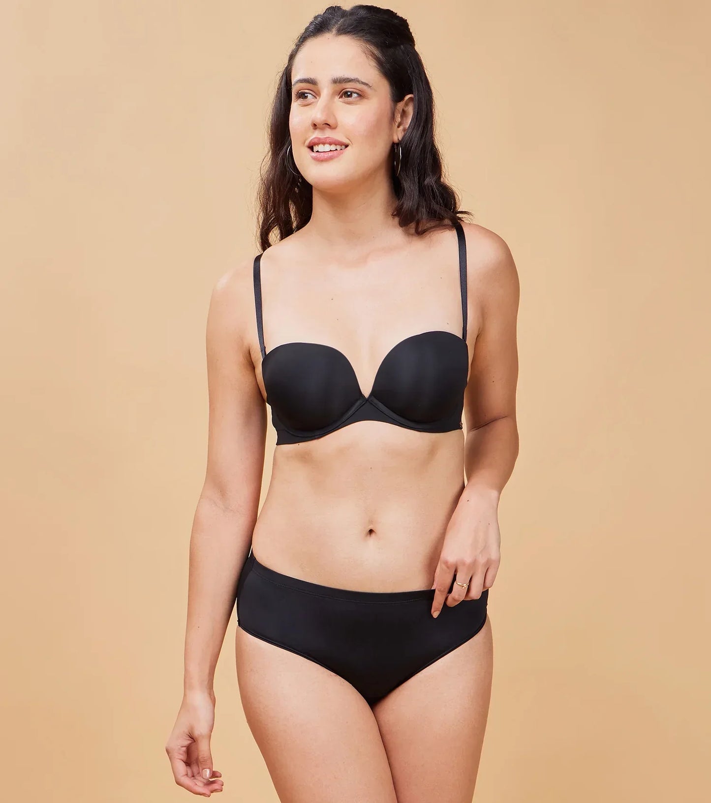 Enamor Plunge Pushup Wired Multiway Bra|F115