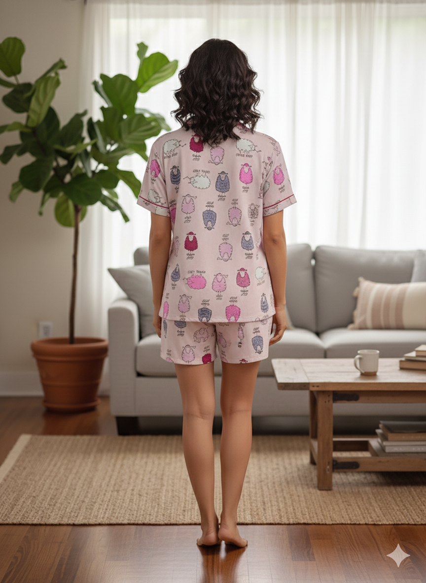 Fablush Women's Shortyset Nightwear | Fb12007