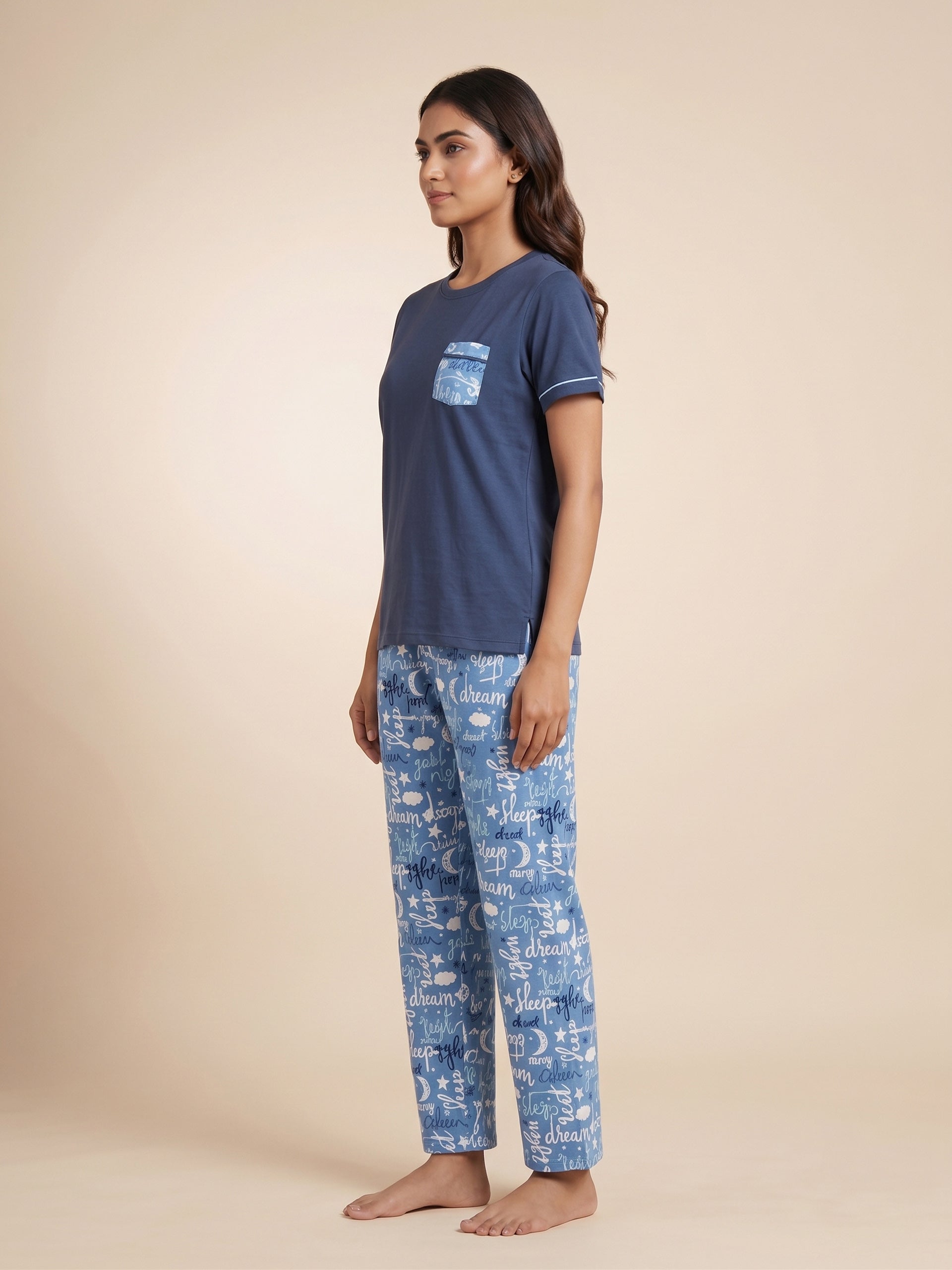 Fablush Women's Pajama Set Nightwear | Fb14011 Blue