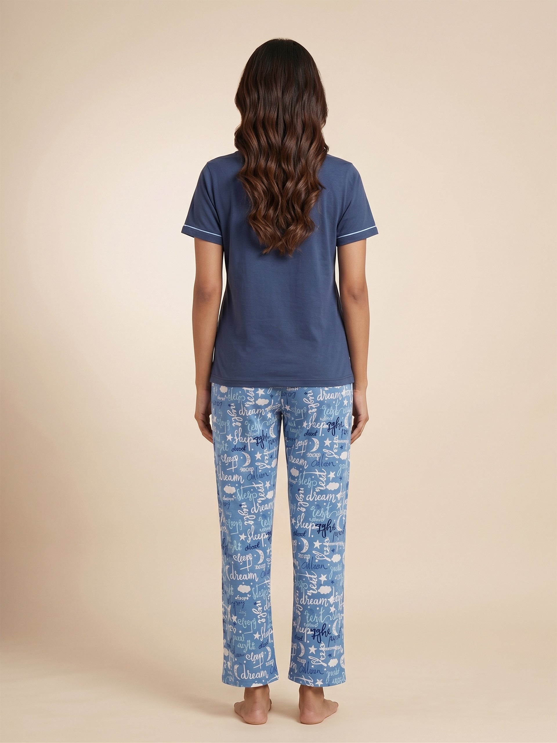 Fablush Women's Pajama Set Nightwear | Fb14011 Blue