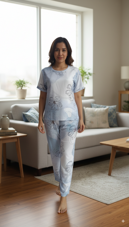 Fablush Women’s PJ Set Nightwear | 100% Rayon | Fb14012