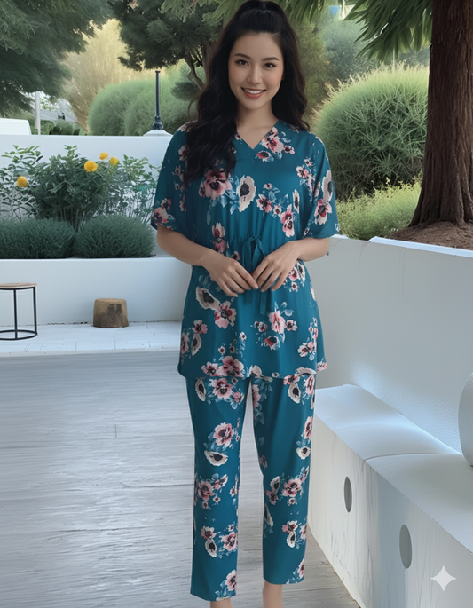 Fablush Women's Short Kaftan Nightwear | Fb15009