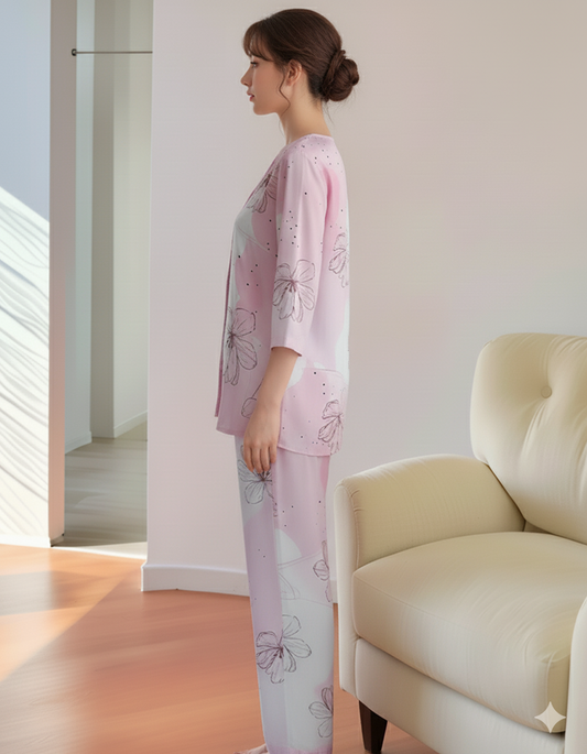 Fablush Women's Kurti Nightsuit | Fb15010