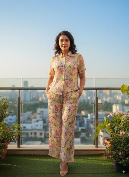 Fablush Women’s Front Open Nightsuit | Rayon | Fb17024