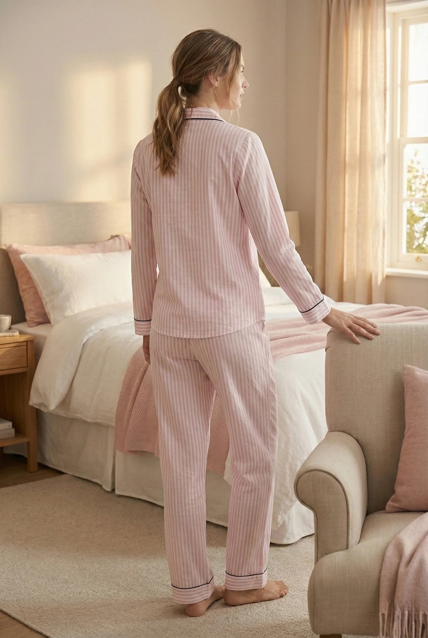 Fablush_Women’s_Front_Open_Nightsuit_Pack_of_3_Shirt,_Short_&_Pajama_Cotton_Modal_Nightwear_FB17025