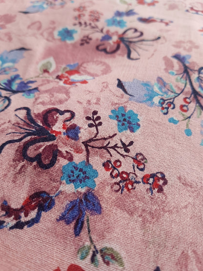 Fablush Women's Cotton Rich Nighty | Soft Floral Printed Nightwear | Comfortable Sleepwear | FB18021