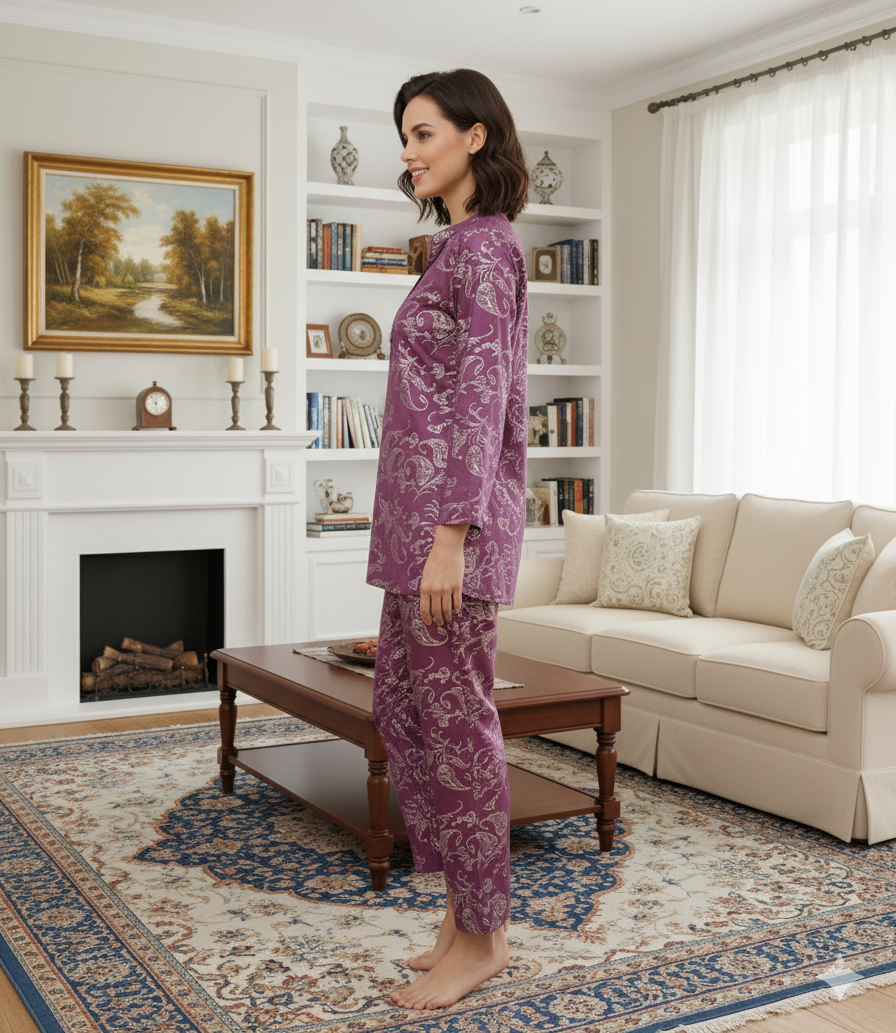 Fablush Kurti Nightsuit Women's Nightwear Set | Fb35001