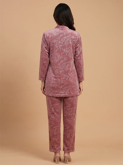 Fablush Kurti Nightsuit Women's Nightwear Set | Fb35001 Pink