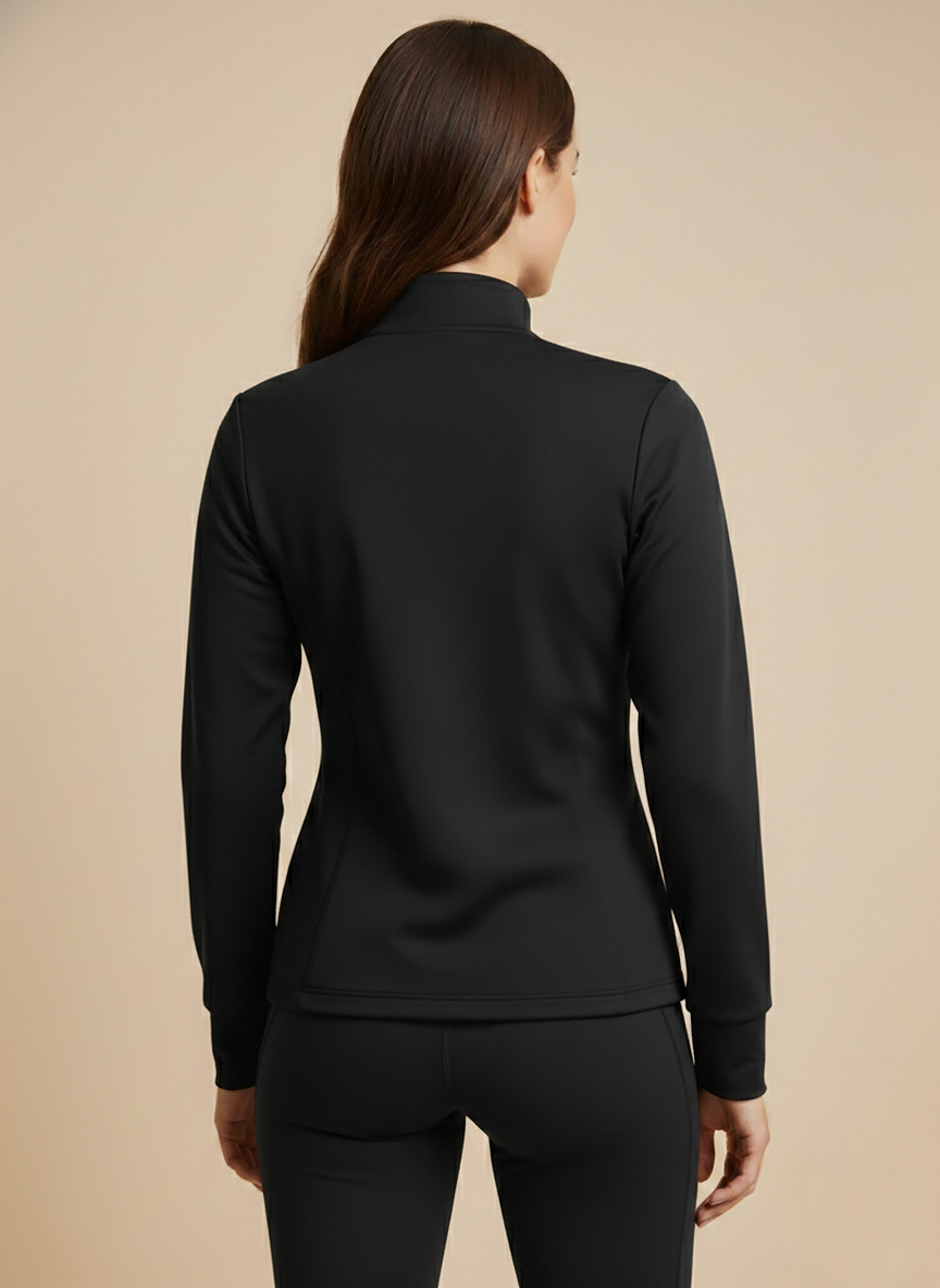 Fablush Women’s Athleisure Jacket | Premium Polyamide Spandex Gym & Active Wear Zip-Up Jacket | FB807JK