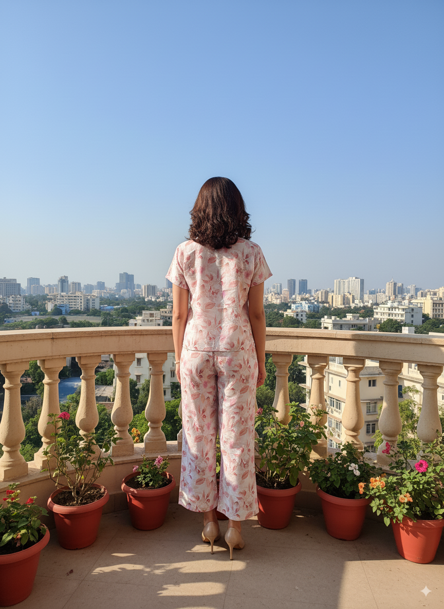 Fablush Women’s Front Open Nightsuit | Rayon | Fb17024