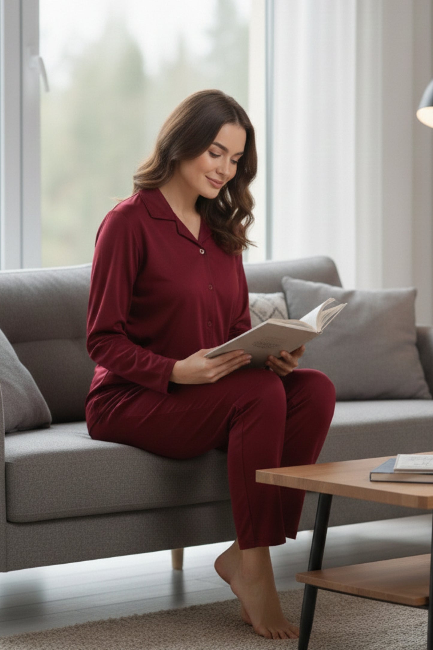 Fablush Women's Satin Nightsuit Bridal Nightwear | Luxe Satin | FB501