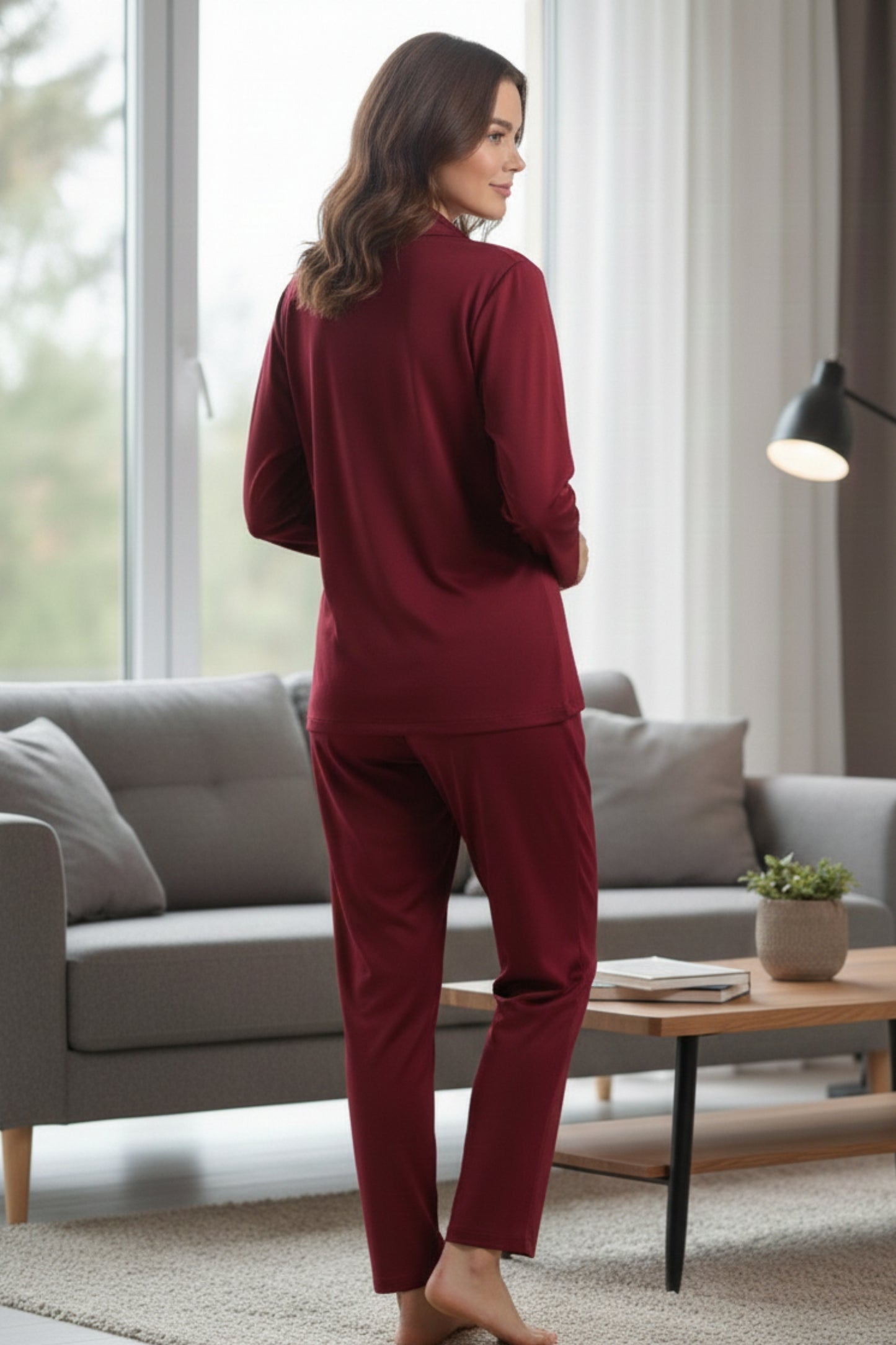 Fablush Women's Satin Nightsuit Bridal Nightwear | Luxe Satin | FB501