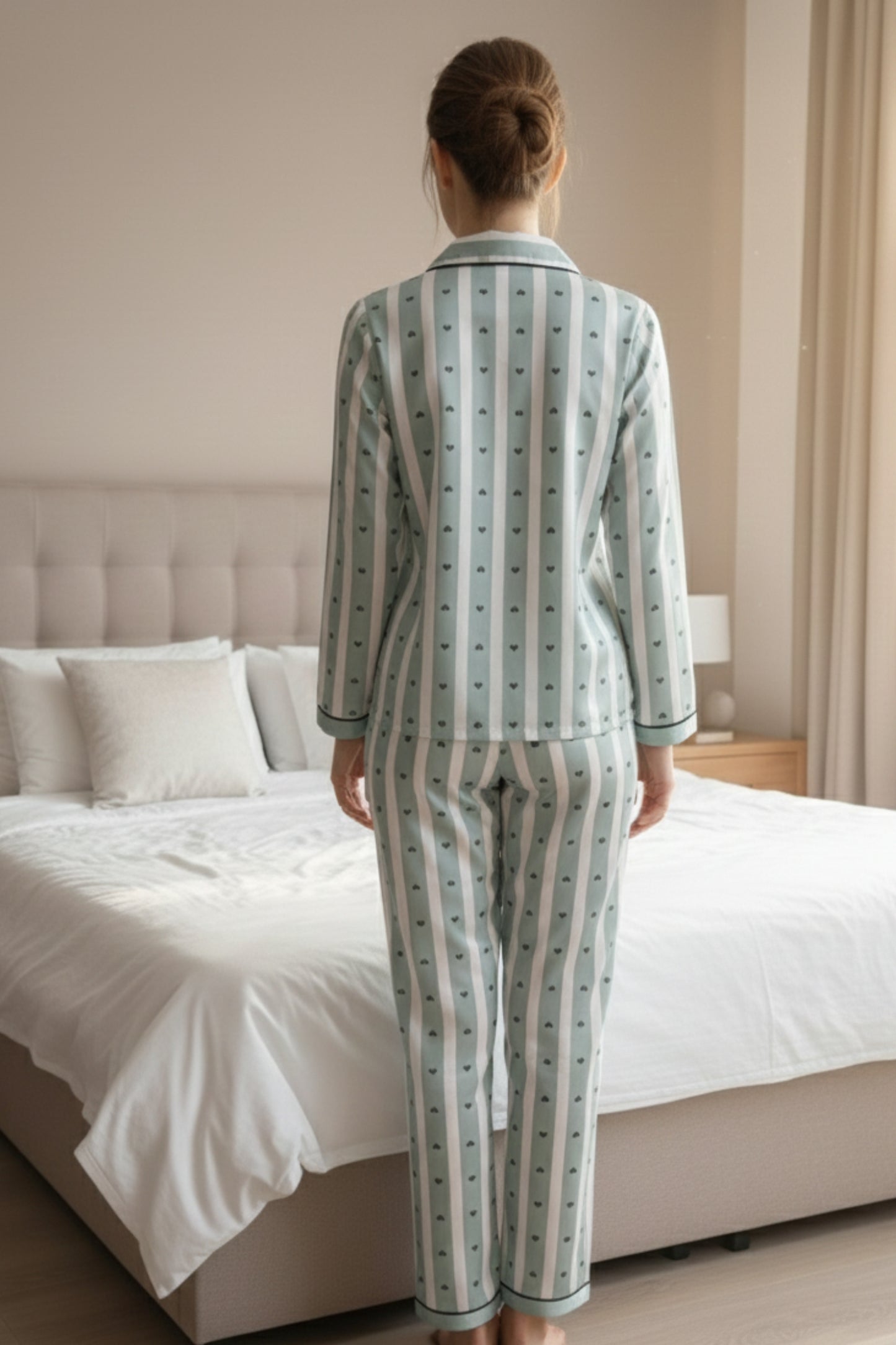 Fablush Women's Satin Nightsuit Bridal Nightwear | Luxe Satin | FB501