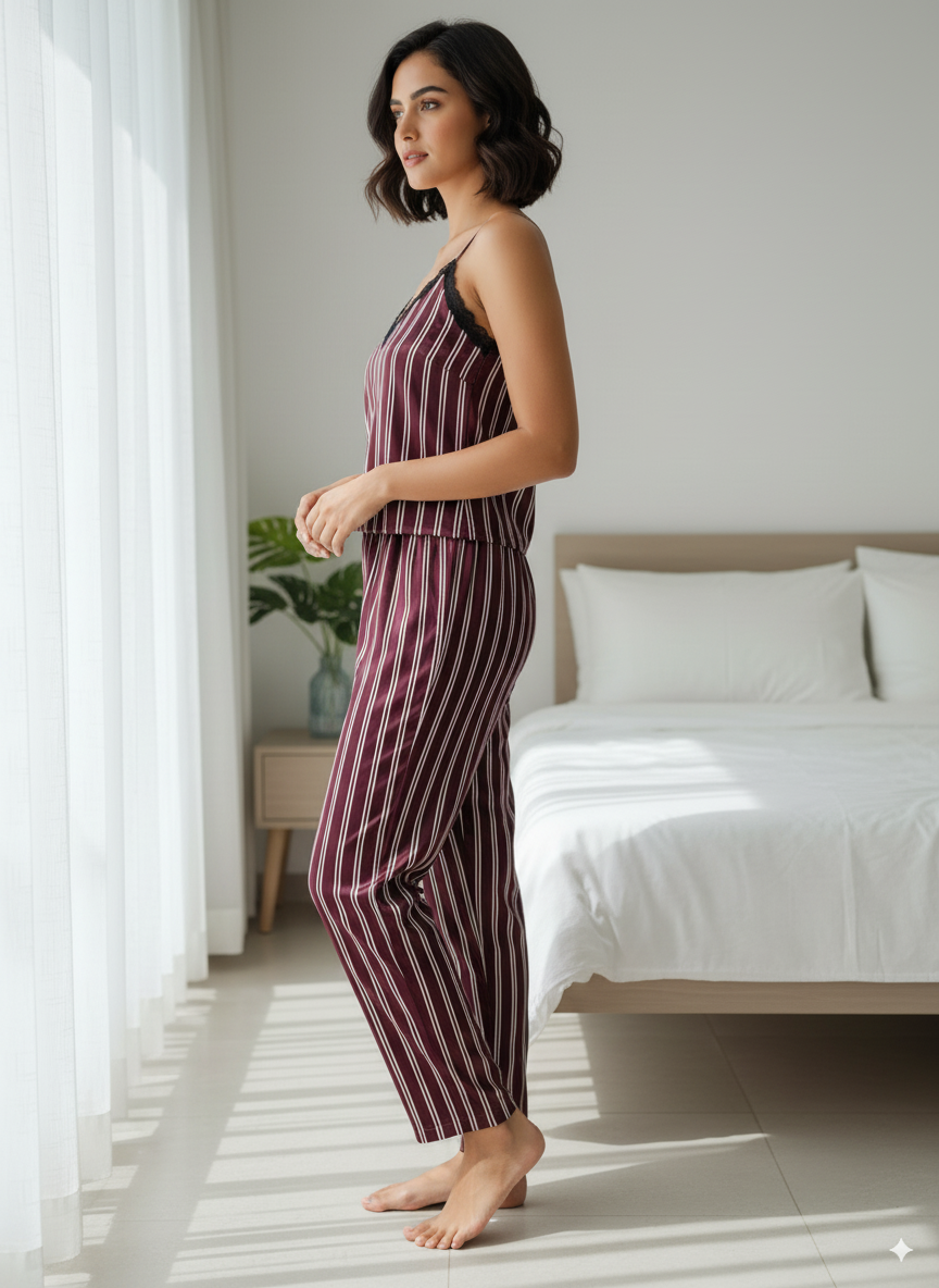 Fablush Women’s SO4 Bridal Nightwear |  FB512 | 4 Pc Set with Short, Gown & Cami | Elegant Luxe Satin Nightwear for Brides