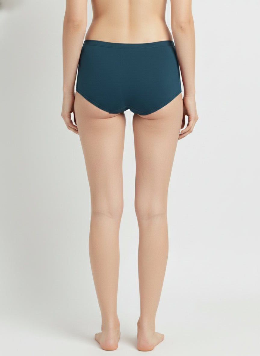 Fablush Women’s Full Brief Panty Pack | Inner Elastic | Micro Modal Lycra Comfort | FBFM01