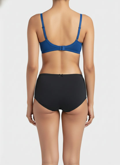 Fablush Women’s Full Brief Panty Pack | Inner Elastic | Micro Modal Lycra Comfort | FBFM01