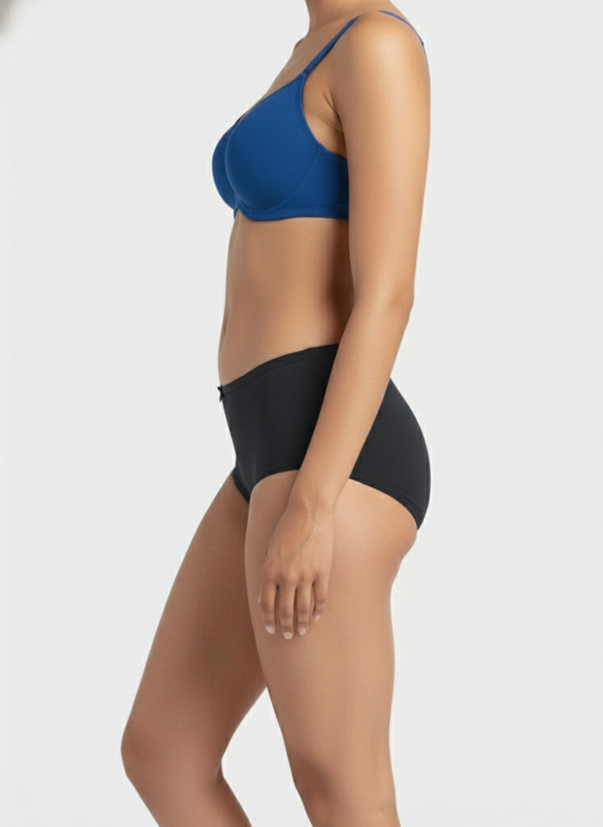 Fablush Women’s Full Brief Panty Pack | Inner Elastic | Micro Modal Lycra Comfort | FBFM01