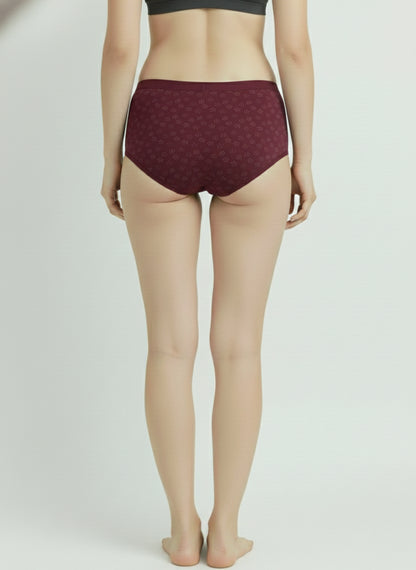 Fablush Women’s Hipster Panty Pack | Cotton Lycra Outer Elastic | FBHP11