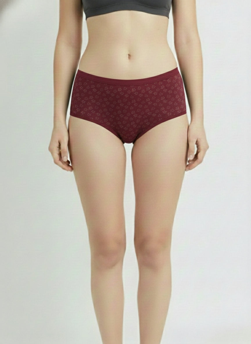 Fablush Women’s Hipster Panty Pack | Cotton Lycra Outer Elastic | FBHP11