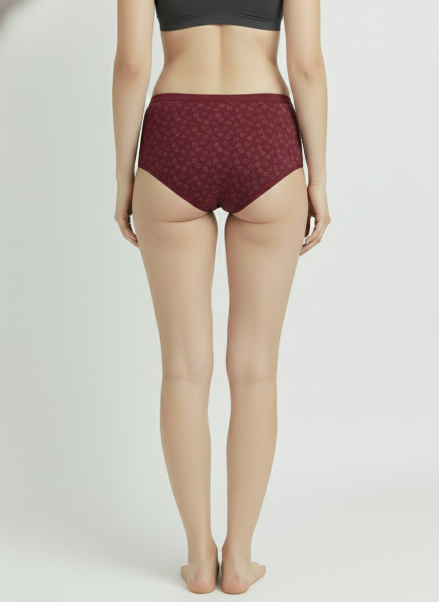 Fablush Women’s Hipster Panty Pack | Cotton Lycra Outer Elastic | FBHP11