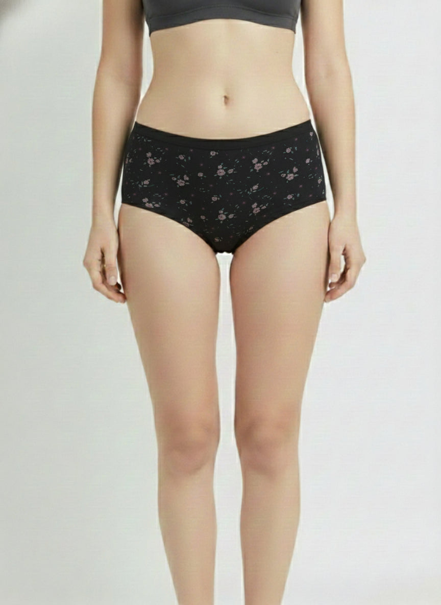 Fablush Women’s Hipster Panty Pack | Cotton Lycra Outer Elastic | FBHP11