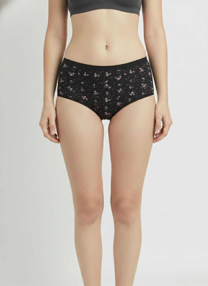 Fablush Women’s Hipster Panty Pack | Cotton Lycra Outer Elastic | FBHP11