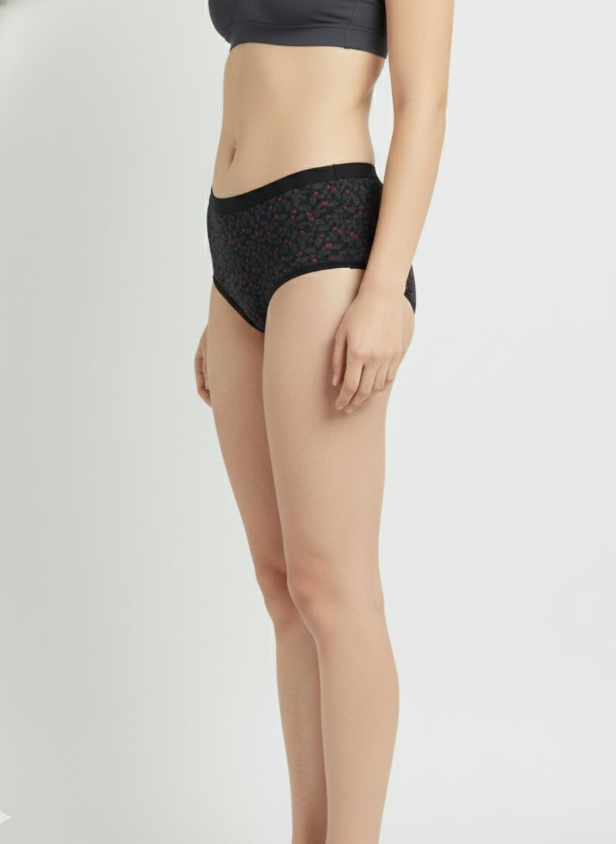 Fablush Women’s Hipster Panty Pack | Cotton Lycra Outer Elastic | FBHP11