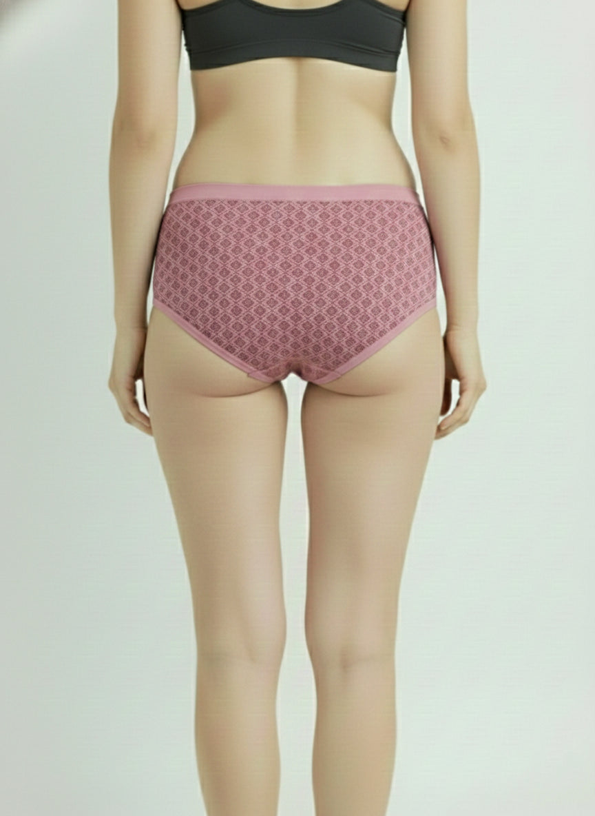 Fablush Women’s Hipster Panty Pack | Cotton Lycra Outer Elastic | FBHP11