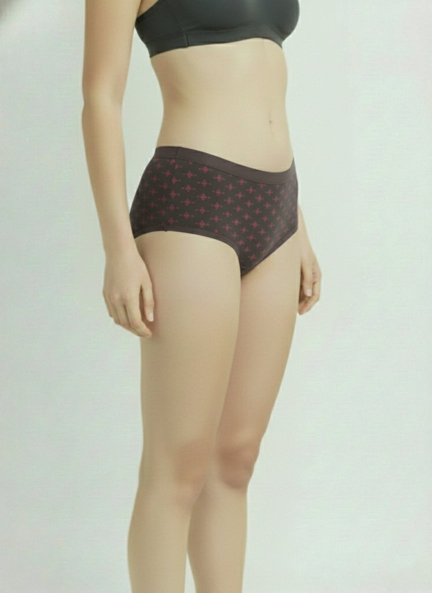 Fablush Women’s Hipster Panty Pack | Cotton Lycra Outer Elastic | FBHP11