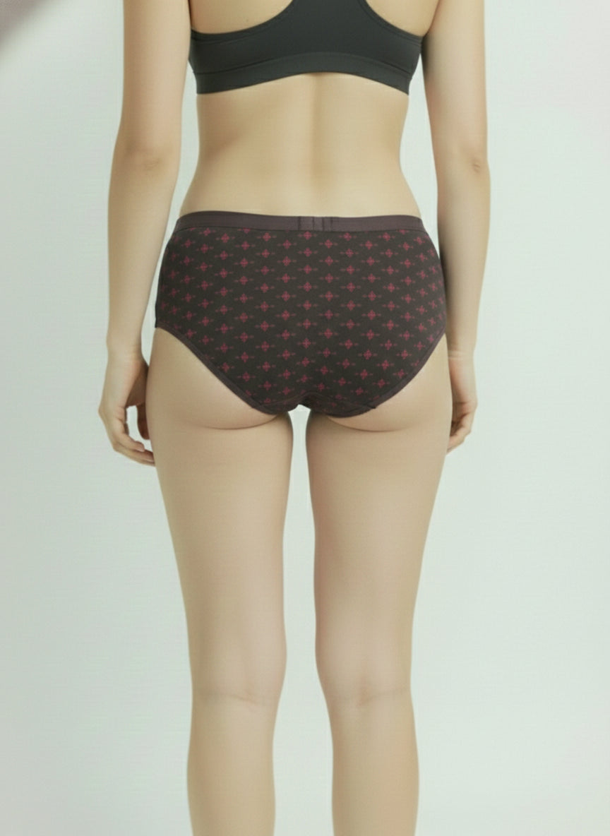 Fablush Women’s Hipster Panty Pack | Cotton Lycra Outer Elastic | FBHP11