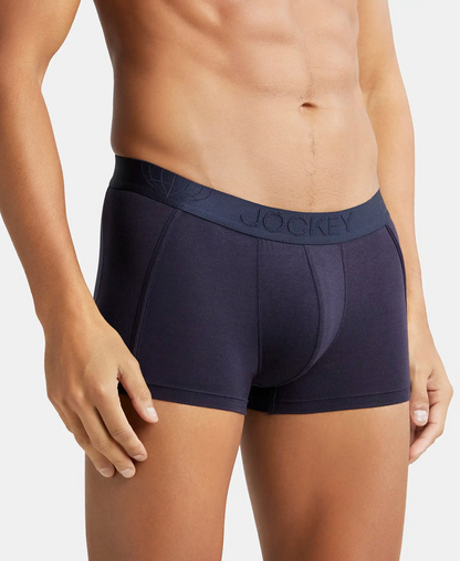 Jockey Men’s Trunk | Comfortable Cotton Stretch Underwear | Soft Fit Fabric | IC25
