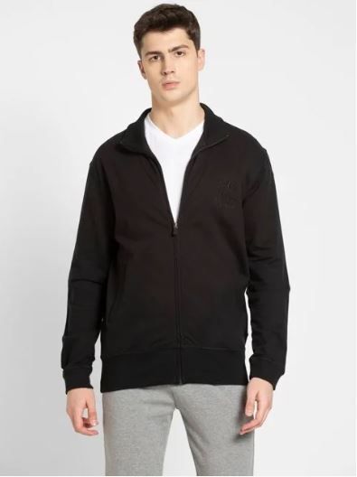 JOCKEY - Full Sleeve Full Zip High Neck Jacket for Men - 2730- 