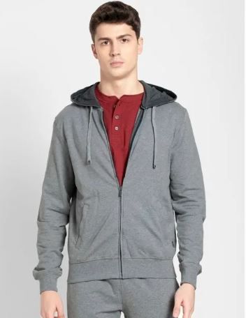 Jockey - Full Sleeve Hoodie for Men - Us91- 