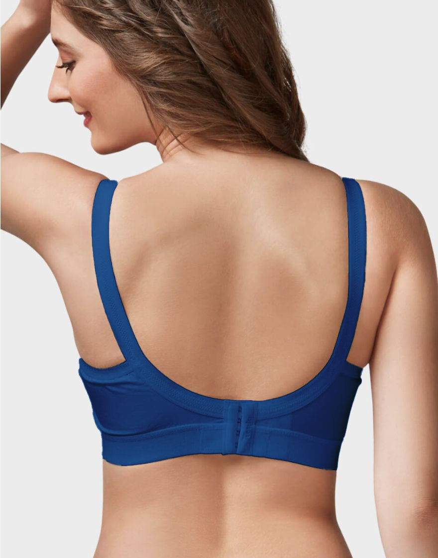 Trylo Krutika Plain Women’s Cotton Bra | Non-Padded Full Coverage | 100% Soft Cotton Comfort