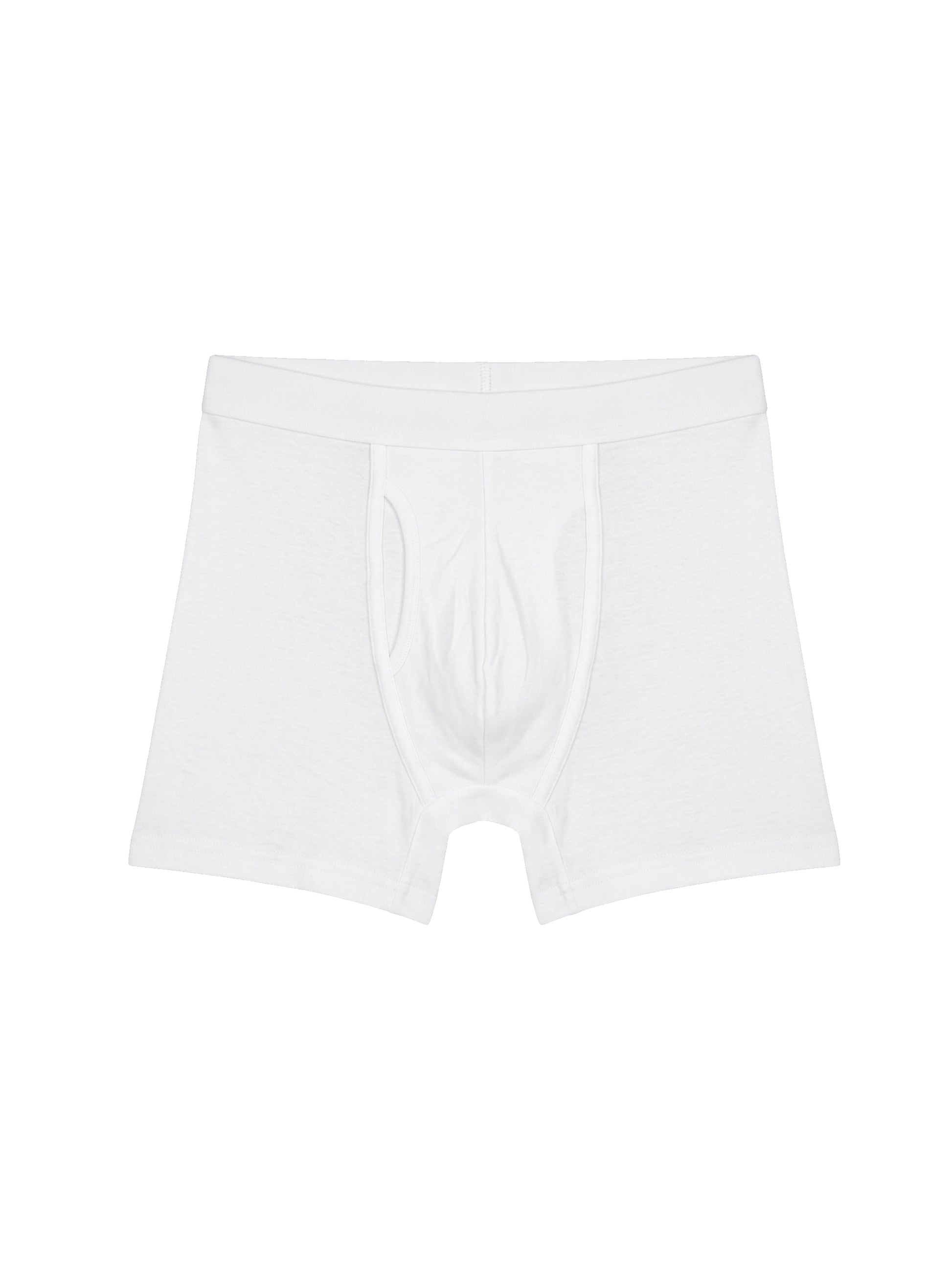 Benetton Men’s Cotton Trunk 01C3096ula04i | 100% Cotton Breathable Everyday Underwear White Black